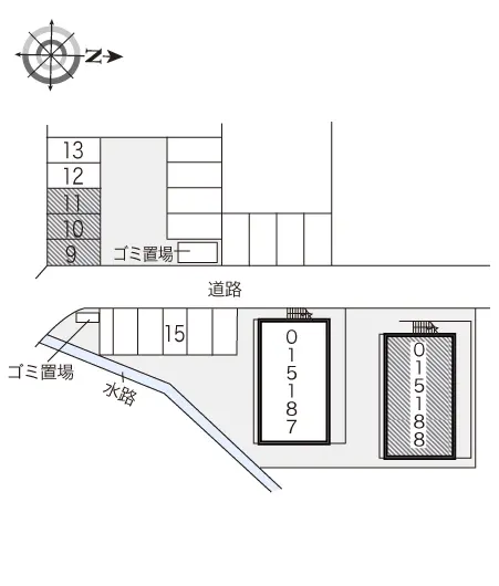 ★手数料０円★秦野市鶴巻南３丁目　月極駐車場（LP）